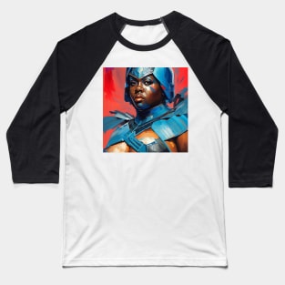 African Queen: Futuristic Fashion Statement T-Shirt Baseball T-Shirt